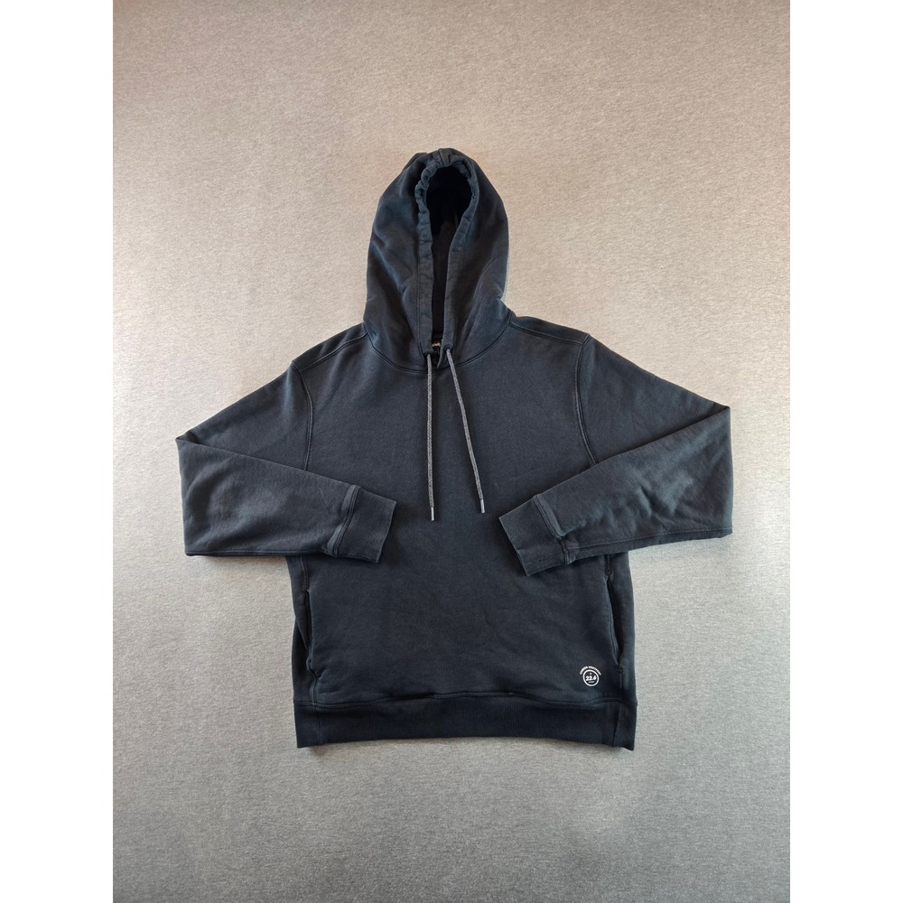Allbirds The R&R Hoodie Mens Large Black Organic Pima Cotton Hemp Pullover